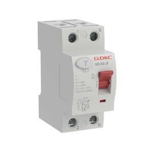 УЗО 2P 16A 30mA ВДТ MAX MDL100 тип АС DKC YON pro