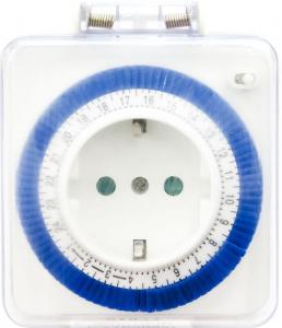 Розетка с таймером (суточная) в защитном корпусе 61924 (TM31) IP 44 3500W/16A 230V,