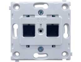 Розетка RJ11+RJ11 кат.3Е С/У DA Donel