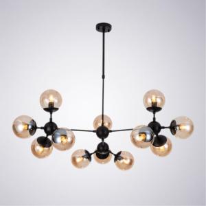 Люстра на штанге A1664SP-12BK Arte Lamp