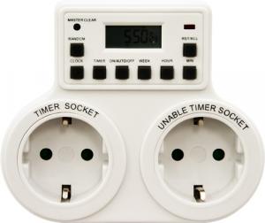 Розетка с таймером недельная TM25 3500W/16A 230V