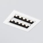Встраиваемый светильник Tekki 9923 20W 4200K белый/черный Elektrostandard