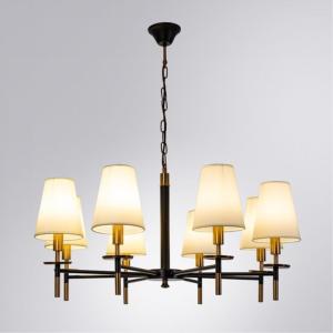 Подвесная люстра Riccardo A4075LM-8BK Arte Lamp