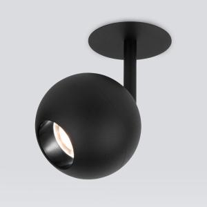 Встраиваемый спот Ball 9926 12W 4200K черный Elektrostandard