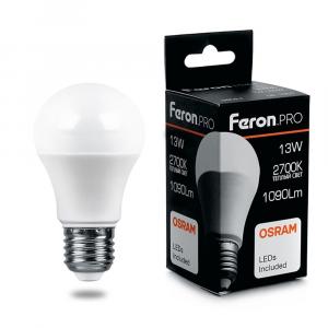 Лампа светодиодная LB-1013 Шар E27 13W 2700K Feron.PRO