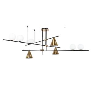Люстра на штанге A7029PL-9BK Arte Lamp