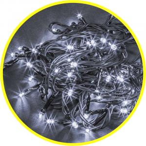 Гирлянда Нить 6,5м 100LED 230V IP20 белый NGF-S01-100CW-5-6.5m-230-C8-G-IP20 Navigator
