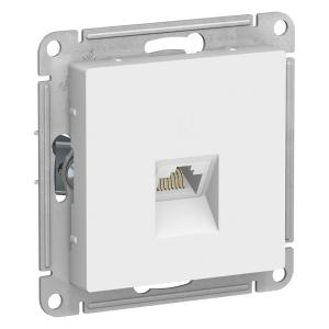 Розетка RJ45 кат.6А С/У Белый AtlasDesign