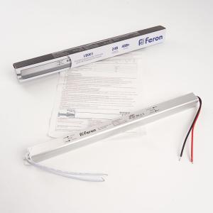 Блок питания для сд ленты 24V IP67 48W LB007 Feron