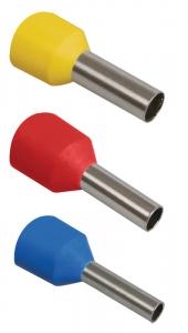 Наконечник-гильза Е 16-12 16мм2 с изолированным фланцем зеленый (100шт/упак) IEK