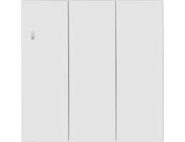 Клавиша 3-кл с индикатором Матовый белый DA Donel