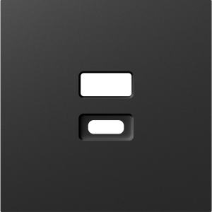 Накладка для USB розеток Матовый карбон A07