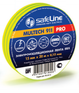 Изолента желто-зеленая Safeline 15/20