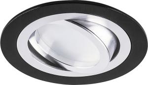 Светильник встраиваемый  DL2811 потолочный MR16 G5.3 черный-хром Feron