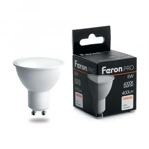 Лампа светодиодная LB-1606 GU10 6W 4000K Feron.PRO