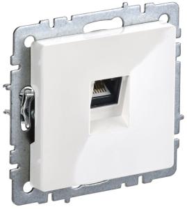 Розетка RJ45 кат.5Е С/У Белый Brite