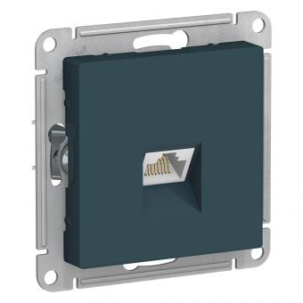 Розетка RJ45 кат.5Е С/У Изумруд AtlasDesign