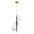 Подвесной светильник Alcor A2224SP-3BK Arte Lamp