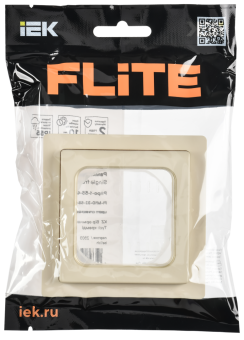 Рамка 1-я IP55 Сливочный FLITE
