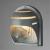 Фасадный светильник A2802AL-1GY Arte Lamp