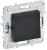 Выключатель 1-кл 10А С/У Черный Skandy
