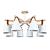 Потолочная люстра A7032PL-8WH Arte Lamp