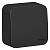 Переключатель 1-кл 10А О/У изолирующая пластина Антрацит Blanca