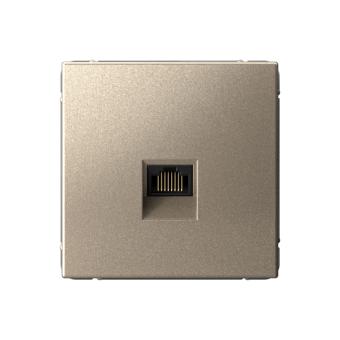 Розетка RJ45 кат.6А С/У Шампань ArtGallery