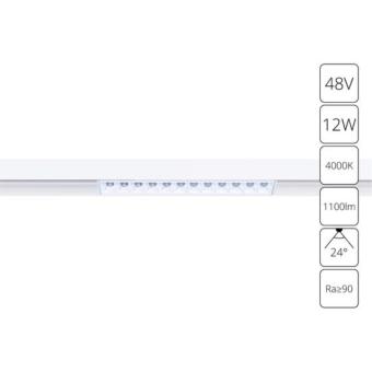 Магнитный трековый светильник A4664PL-1WH Arte Lamp