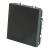 Переключатель 1-кл 10А С/У Черный уголь Эмили