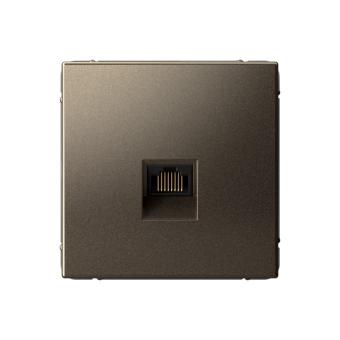 Розетка RJ45 кат.6А С/У Мокко ArtGallery