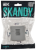 Розетка RJ45 кат.6 С/У Серебряный Skandy