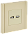 Розетка USB А+А 3,1А С/У Ваниль Forte&Piano