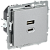 Розетка USB A+C 45Вт Алюминий Brite