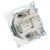 Розетка RJ45+RJ45 С/У Графит Катрин