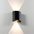 Фасадный светильник Bosto A3122AL-2BK Arte Lamp