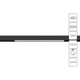 Магнитный трековый светильник A4663PL-1BK Arte Lamp