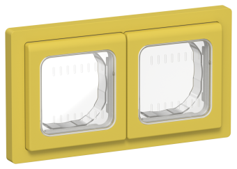 Рамка 2-я IP55 Желтый Карри FLITE