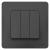 Выключатель 3-кл 10А С/У Алюминий Blanca